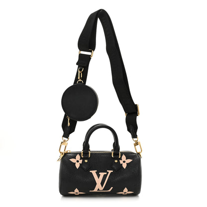 Louis Vuitton Empreinte Monogram Giant Papillon BB Black Beige 1 of 10