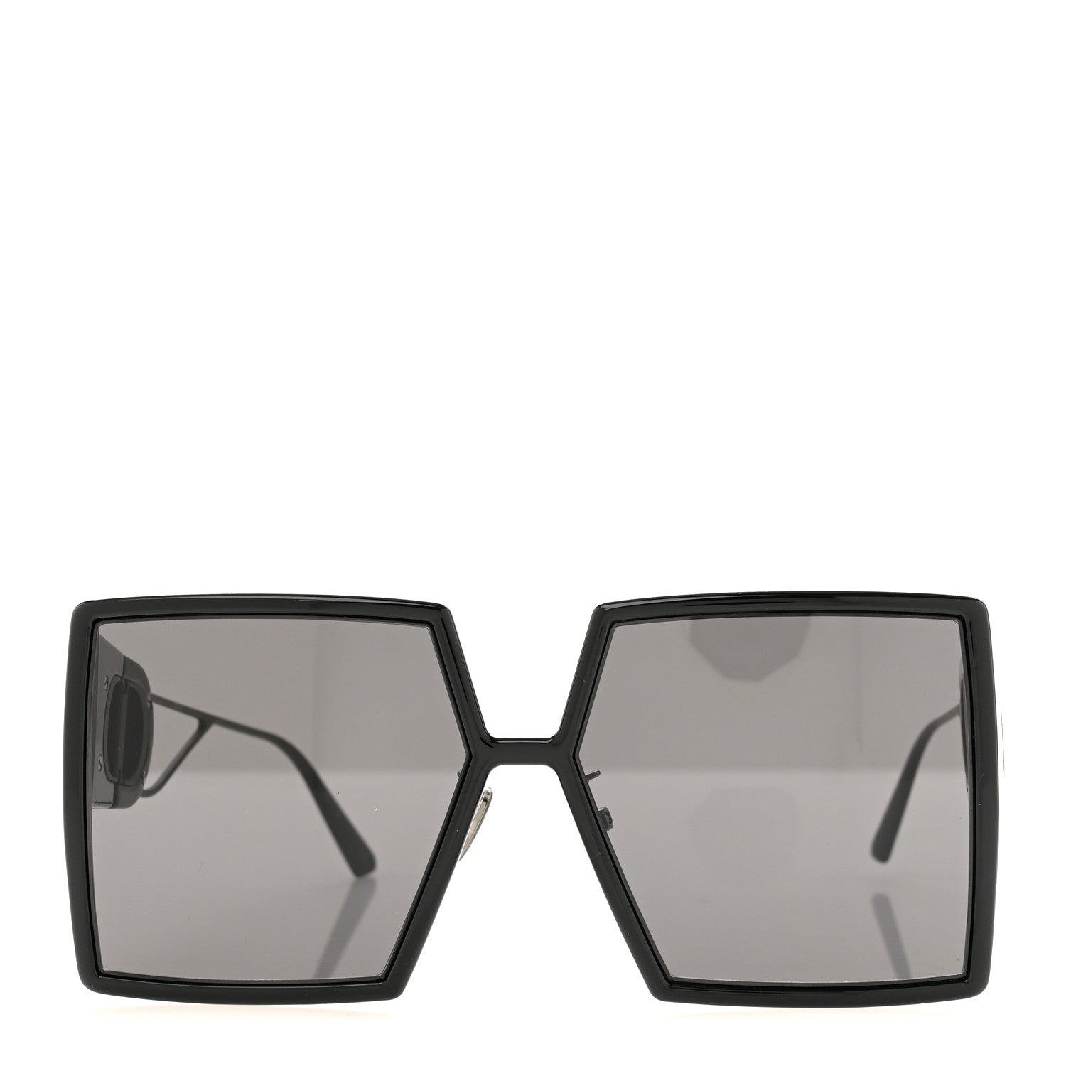 Christian Dior Acetate Monochrome Square 30 Montaigne SU Sunglasses Black 2 of 8