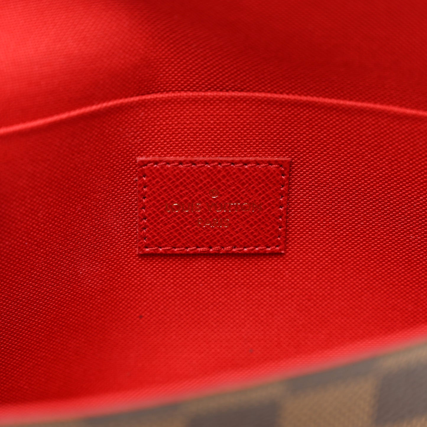 Damier Ebene Pochette Felicie Chain Wallet