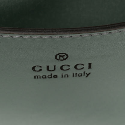Gucci Iridescent Nappa Chevron Matelasse Small GG Marmont Chain Shoulder Bag Iridescent Salvy Green 6 of 11