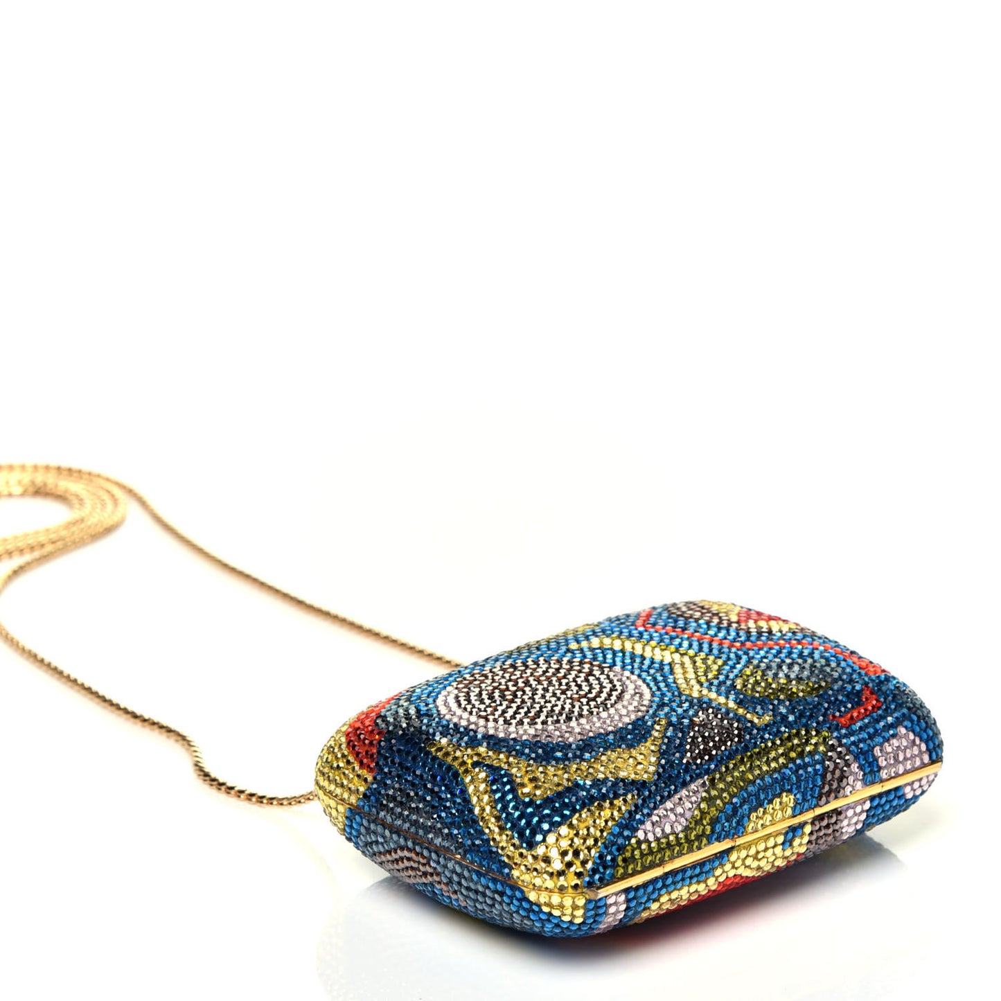 Swarovski Crystal Miniaudiere Clutch Multicolor