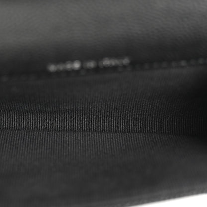 Chanel Caviar Quilted Boy Flap Card Holder Black 5 of 9