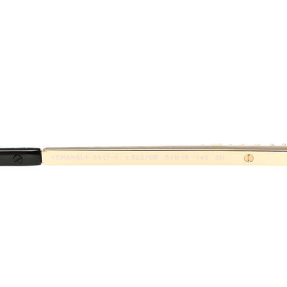 Chanel Acetate Square Eyeglasses 3417-S Black 5 of 8