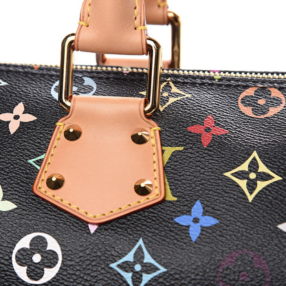Louis Vuitton Monogram Multicolor Speedy 30 Black 10 of 11