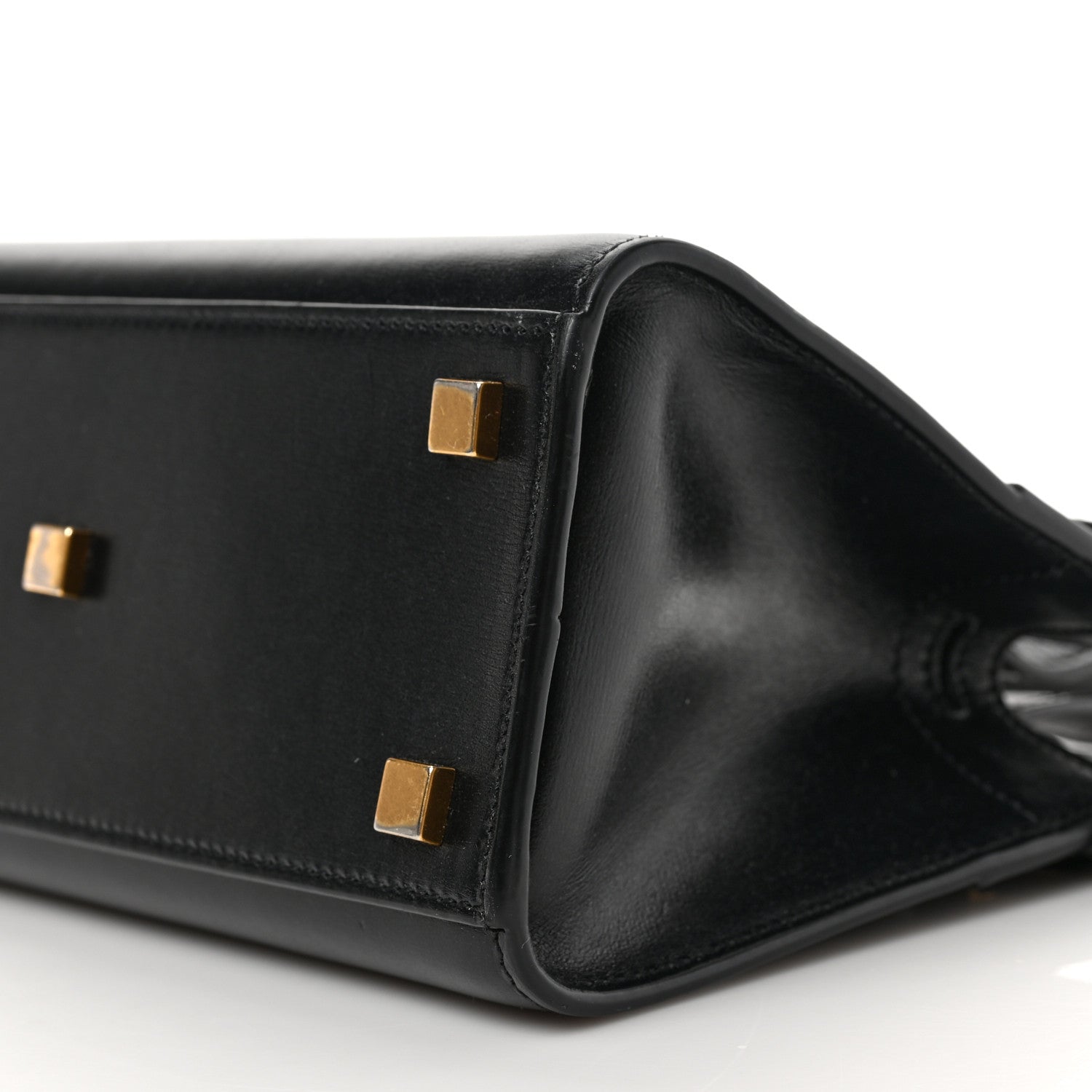 Saint Laurent Smooth Calfskin Manhattan Nano Shopper Tote Black 8 of 8