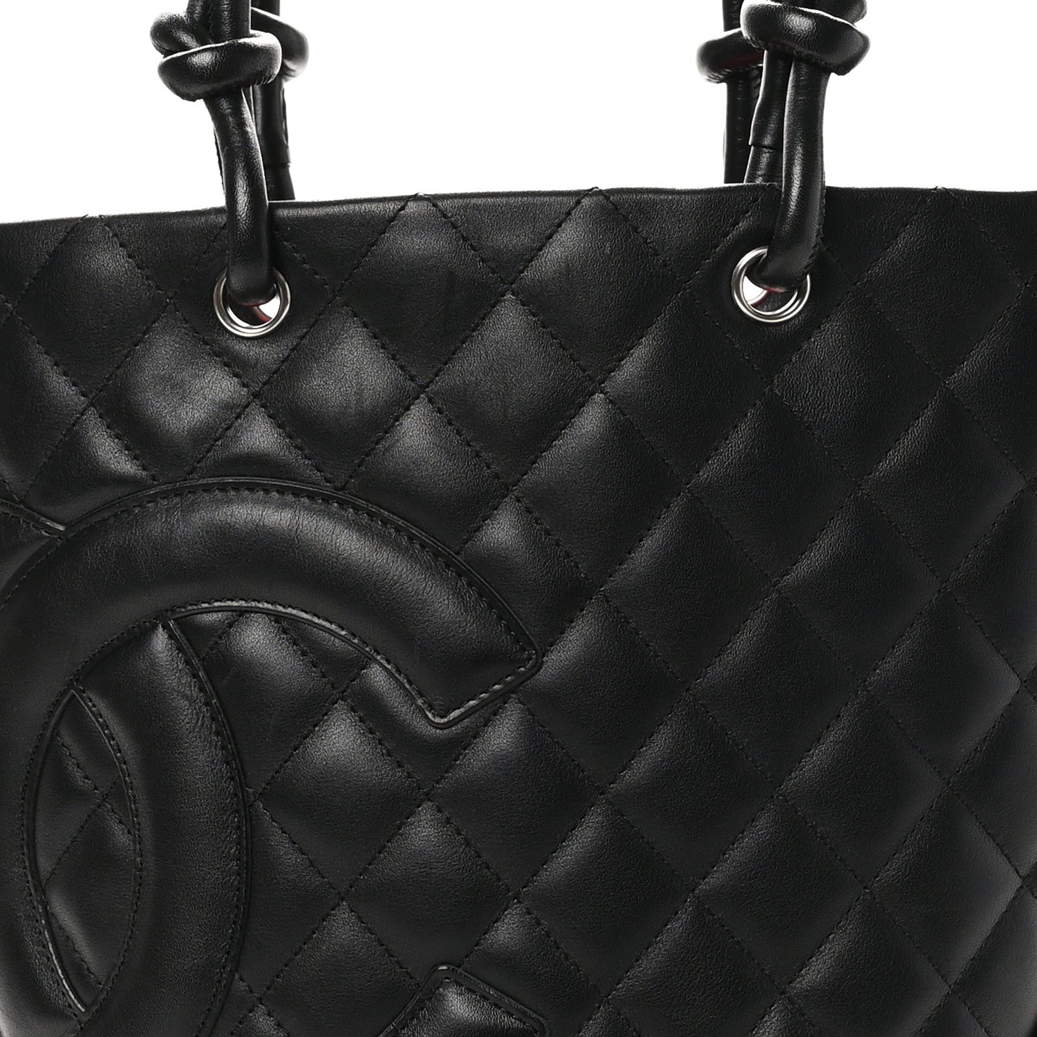 Chanel Calfskin Quilted Medium Cambon Tote Black 8 of 10