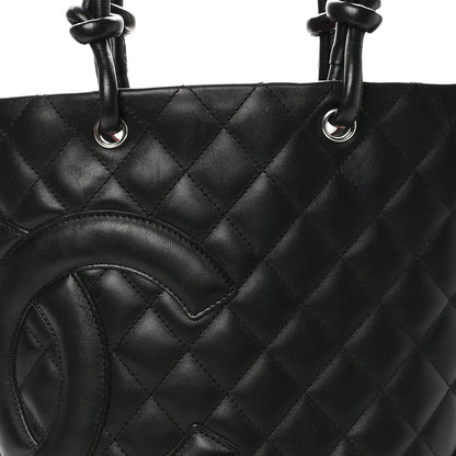 Chanel Calfskin Quilted Medium Cambon Tote Black 8 of 10