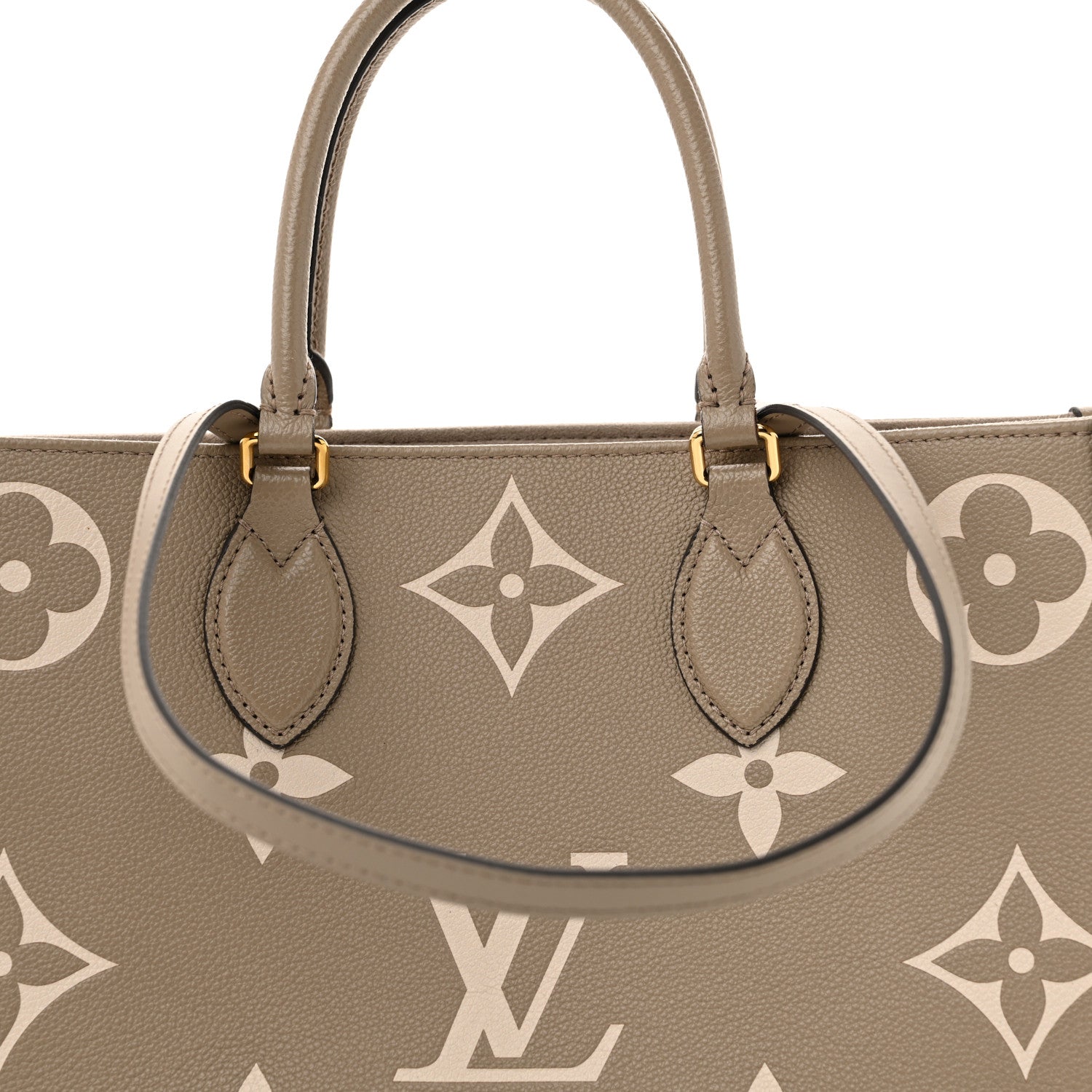 Louis Vuitton Empreinte Monogram Giant Onthego MM Tourterelle Creme 7 of 12
