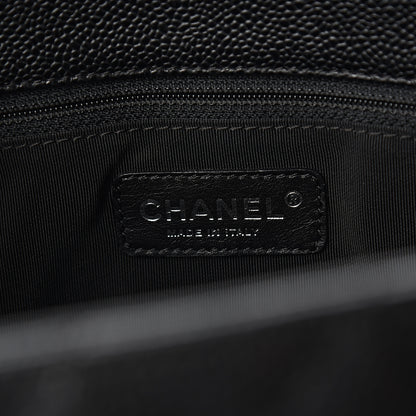 Chanel Caviar Quilted Grand Shopping Tote GST Black 5 of 9
