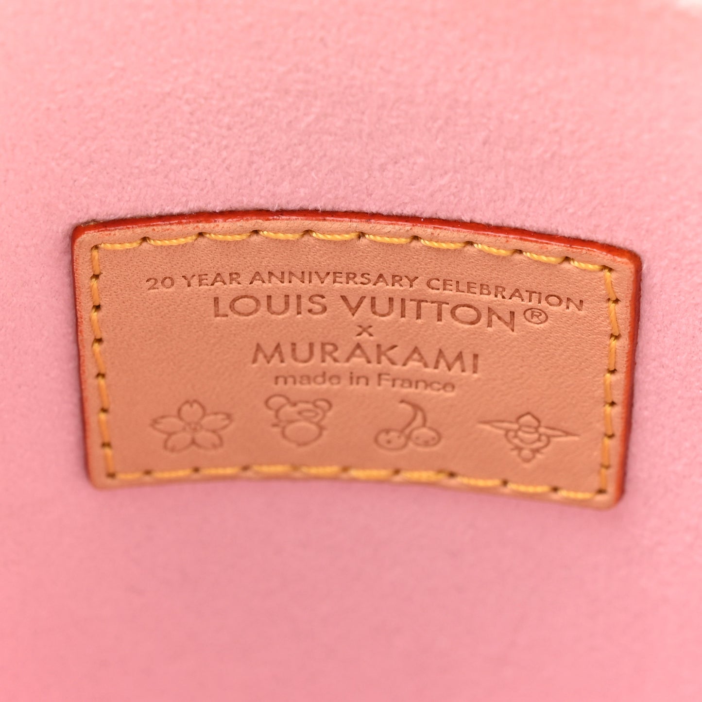 LV X TM Monogram Cherry Blossom Nano Bucket Sakura Brown