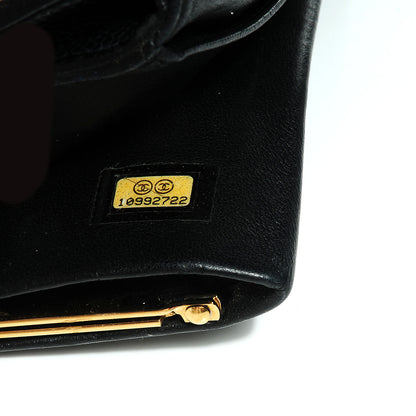 Chanel Caviar CC French Wallet Black 7 of 8