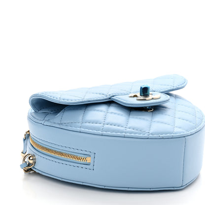 Chanel Lambskin Quilted CC In Love Heart Bag Light Blue 9 of 11