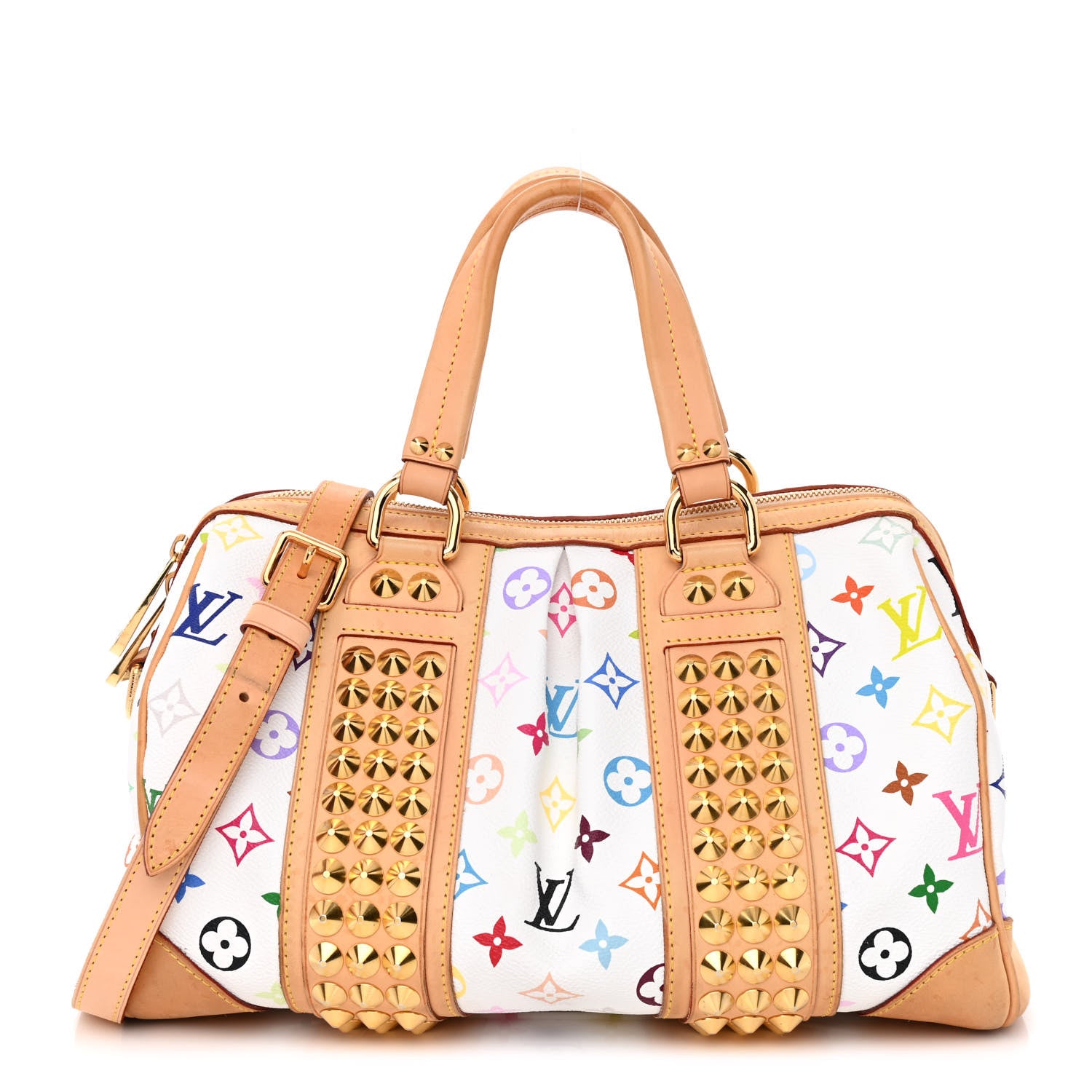 Louis Vuitton Monogram Multicolor Courtney MM White 1 of 14