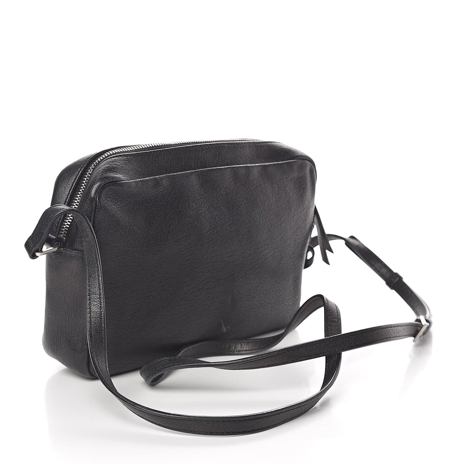 Saint Laurent Calfskin Monogram Small Lou Camera Bag Black 3 of 18