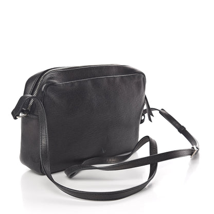 Saint Laurent Calfskin Monogram Small Lou Camera Bag Black 3 of 18