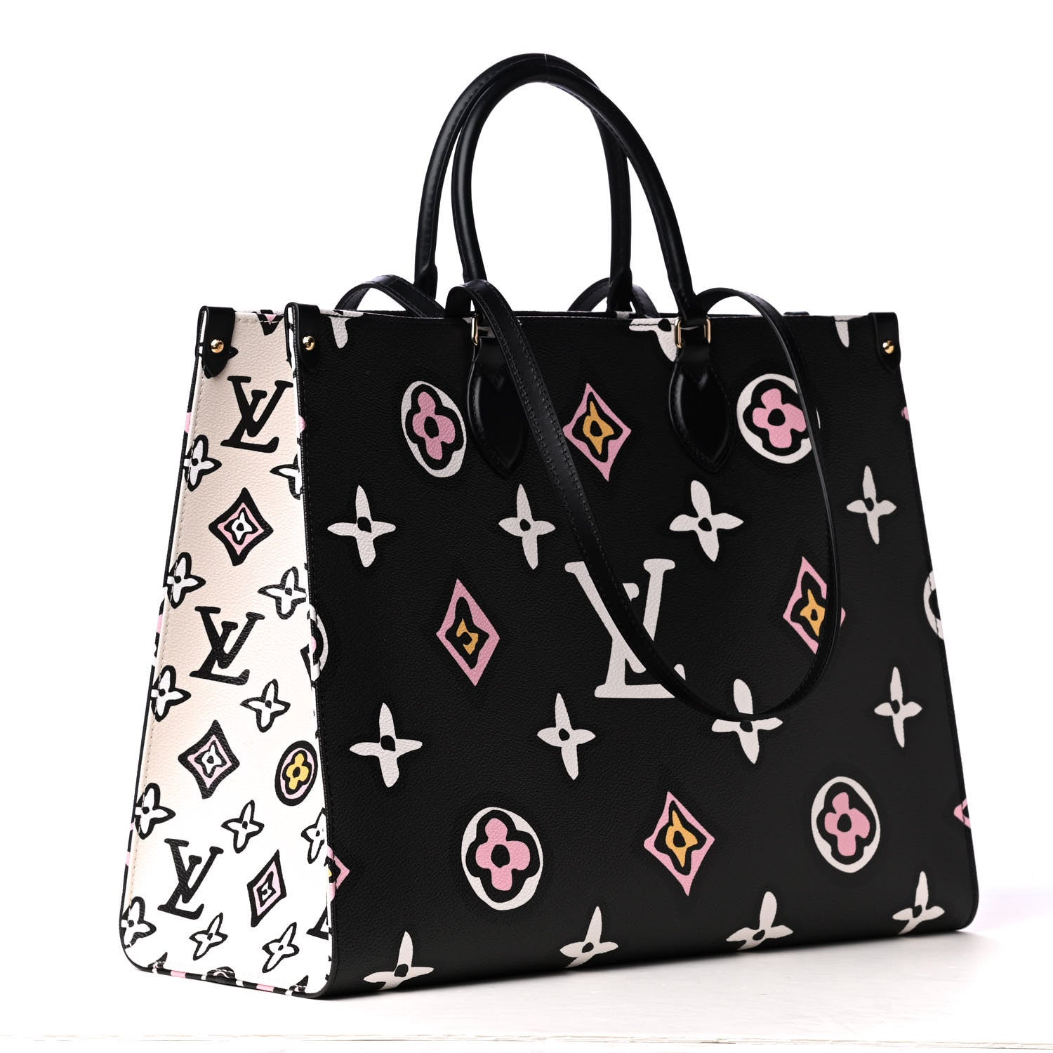 Louis Vuitton Monogram Giant Wild At Heart Onthego GM Black 2 of 4