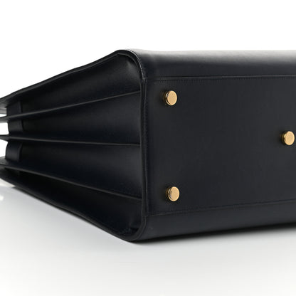 Saint Laurent Smooth Calfskin Small Double Face Sac De Jour Marine Black 8 of 11