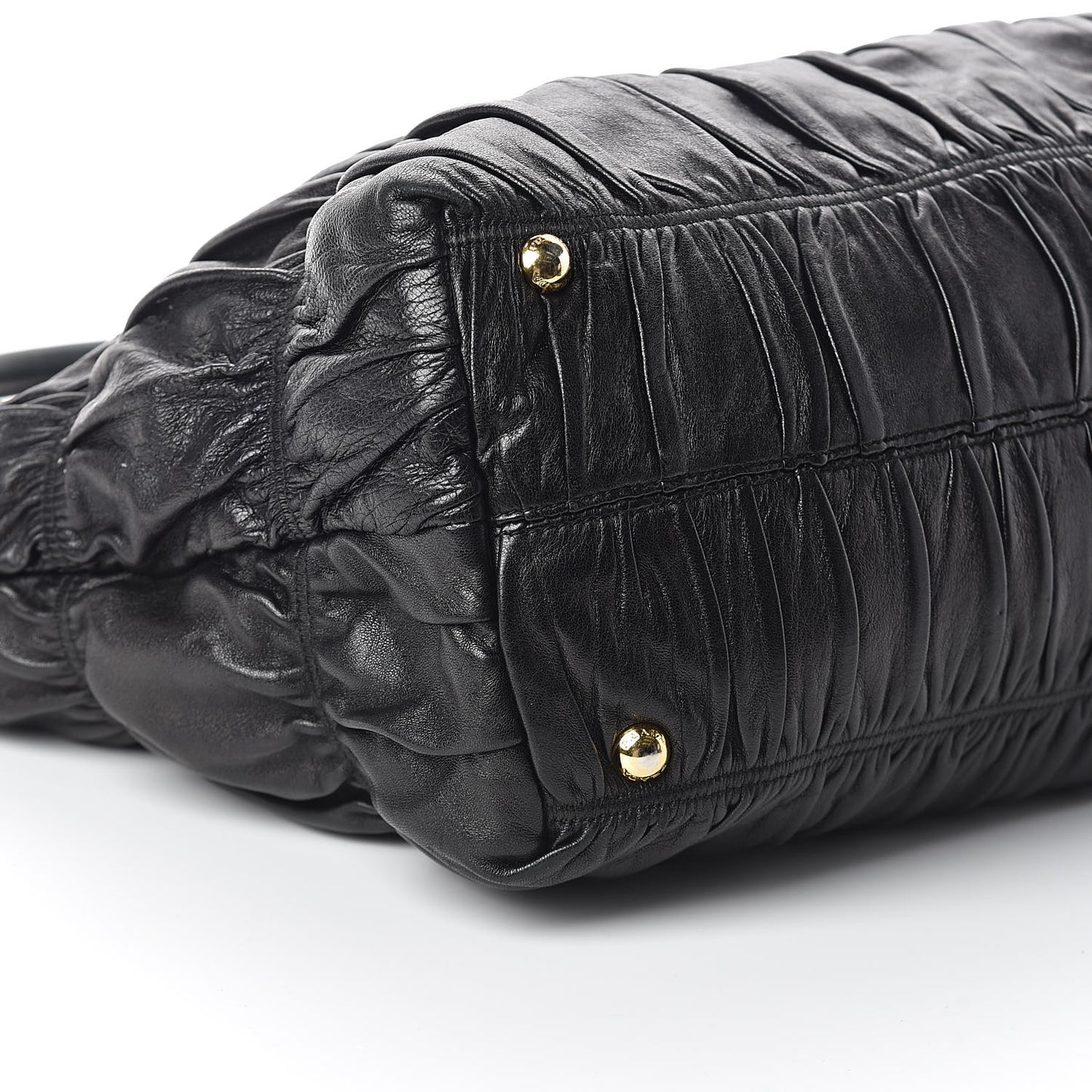 Nappa Gaufre Tote Black