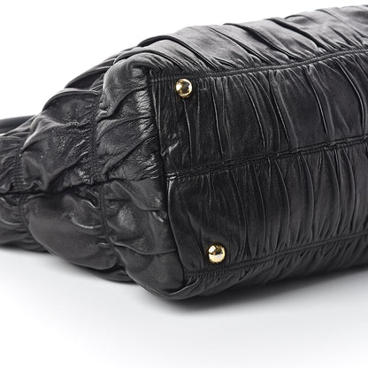 Prada Nappa Gaufre Tote Black 8 of 9