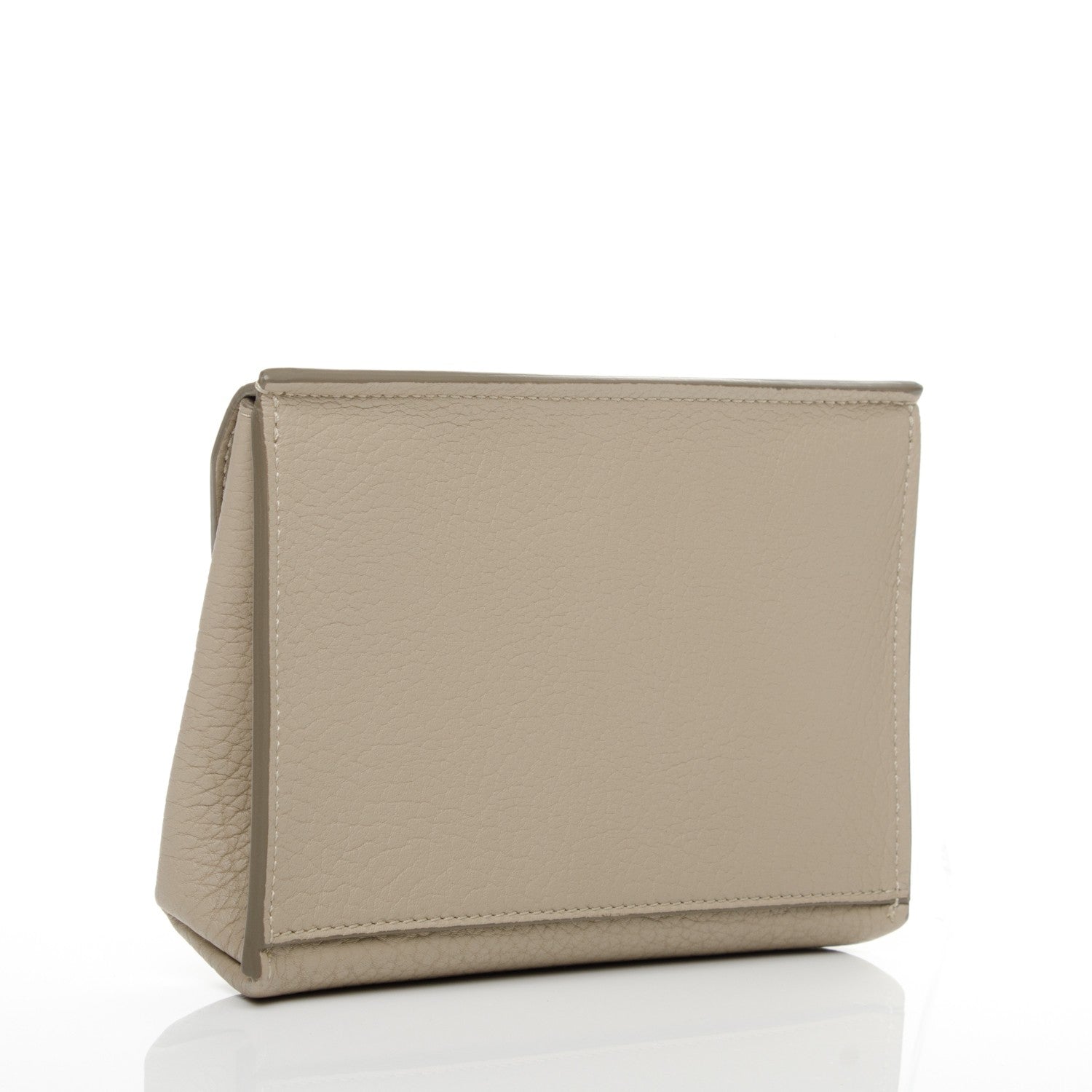 Celine Crisped Calfskin Companion Pouch Light Taupe 3 of 7