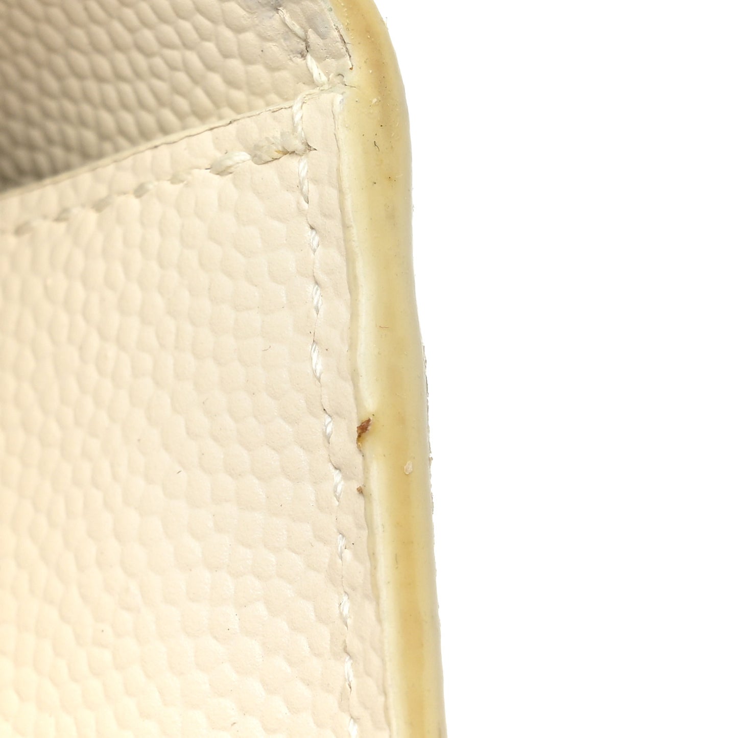 Grain De Poudre Classic Monogram Cassandre Clutch Dove White