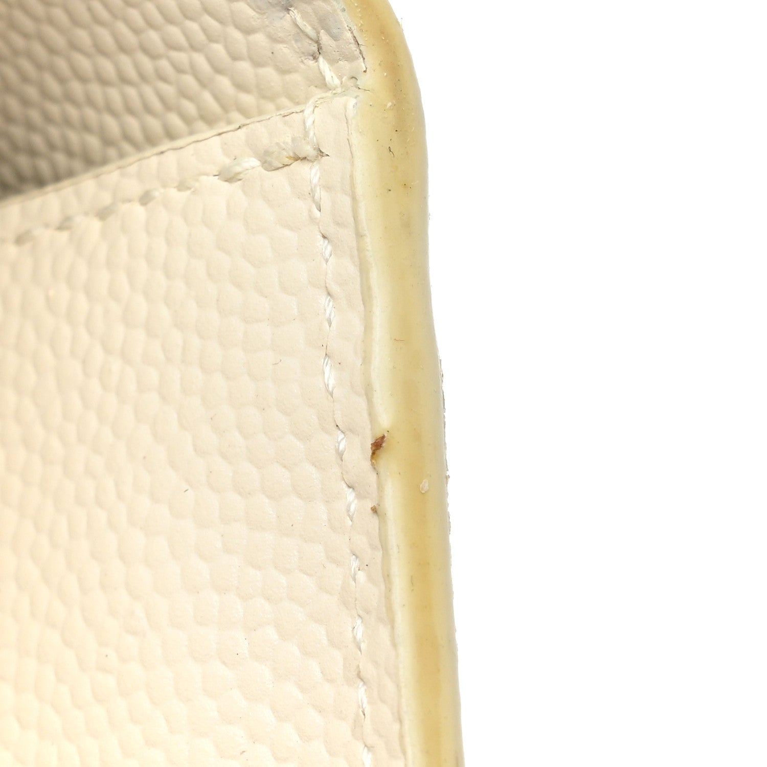 Saint Laurent Grain De Poudre Classic Monogram Cassandre Clutch Dove White 14 of 14