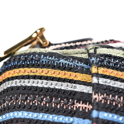 Christian Dior Canvas Embroidered Mini Saddle Bag Multicolor 13 of 13