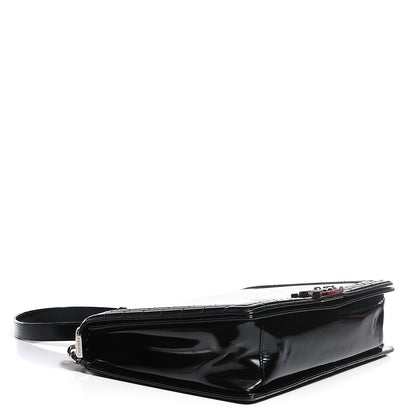 Chanel Glazed Calfskin Large Boy Flap Black 4 of 7