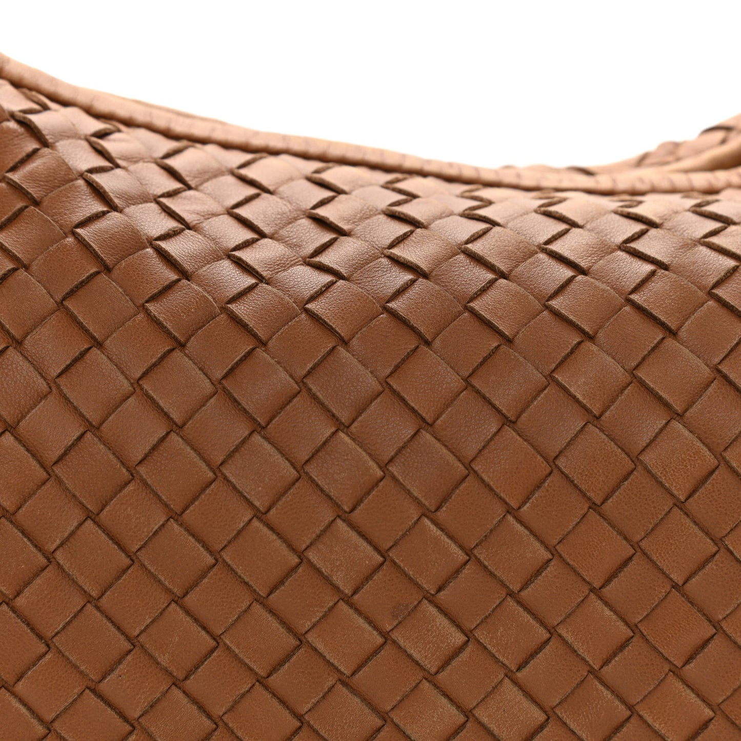Nappa Intrecciato Medium Veneta Hobo Noce