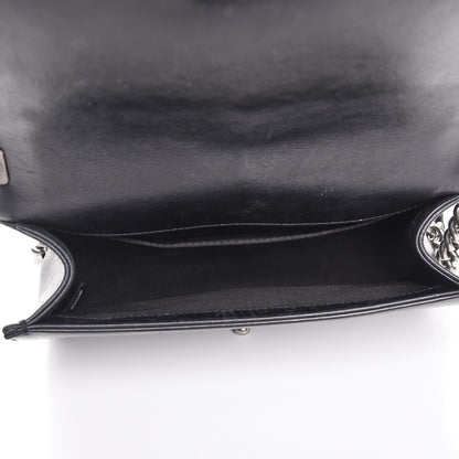Chanel Calfskin Double Stitch Medium Boy Flap Black 5 of 8