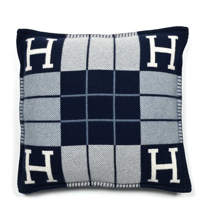 Hermes Wool Cashmere Avalon III Pillow PM Ecru Caban 1 of 3