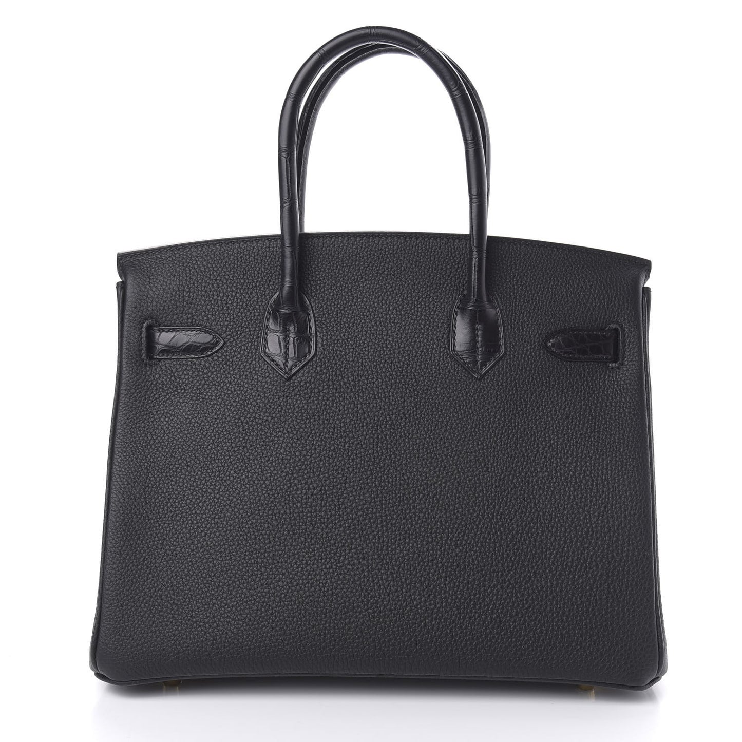 Togo Matte Alligator Birkin Touch 30 Black