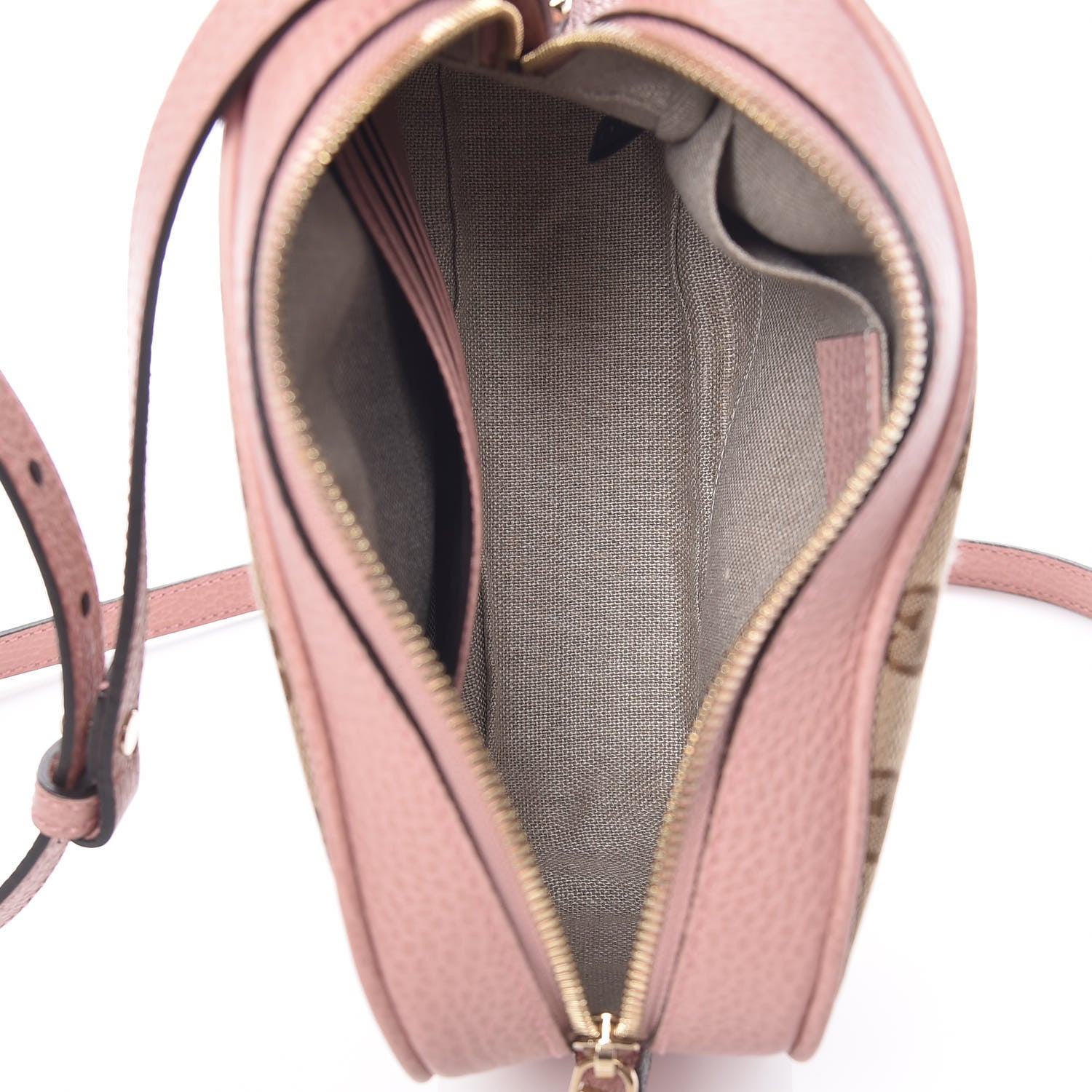 Gucci Monogram Mini Bree Messenger Bag Beige Soft Pink 7 of 9