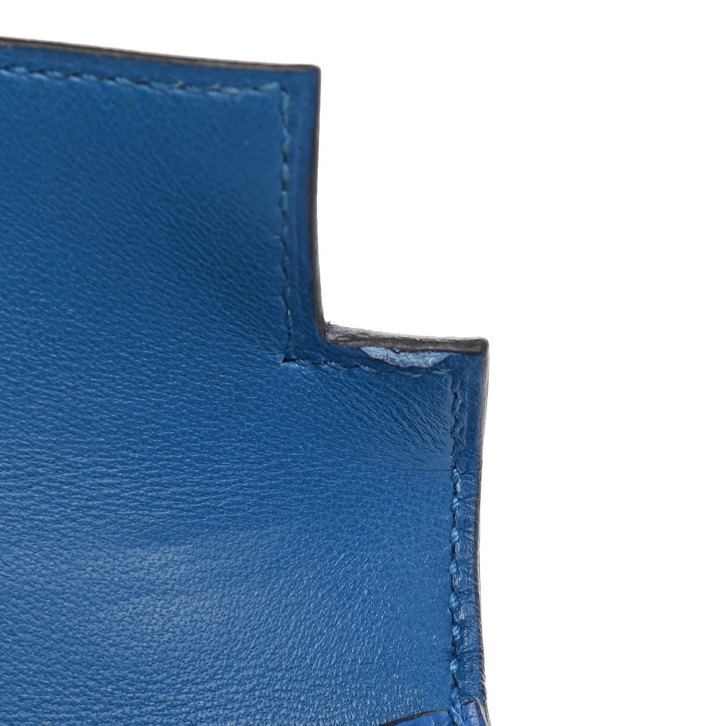 Epsom Mini Kelly Sellier 20 Bleu Zellige