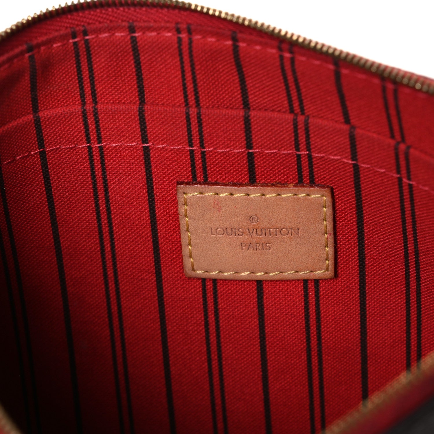 Louis Vuitton Monogram Neverfull MM GM Pochette Cherry 6 of 8