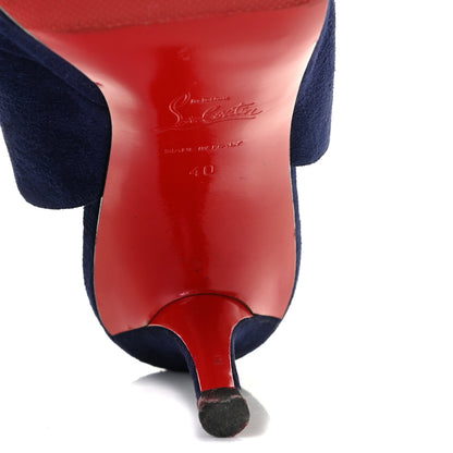 Christian Louboutin Suede Franca 85 Pumps 40 Eclipse 16 of 17