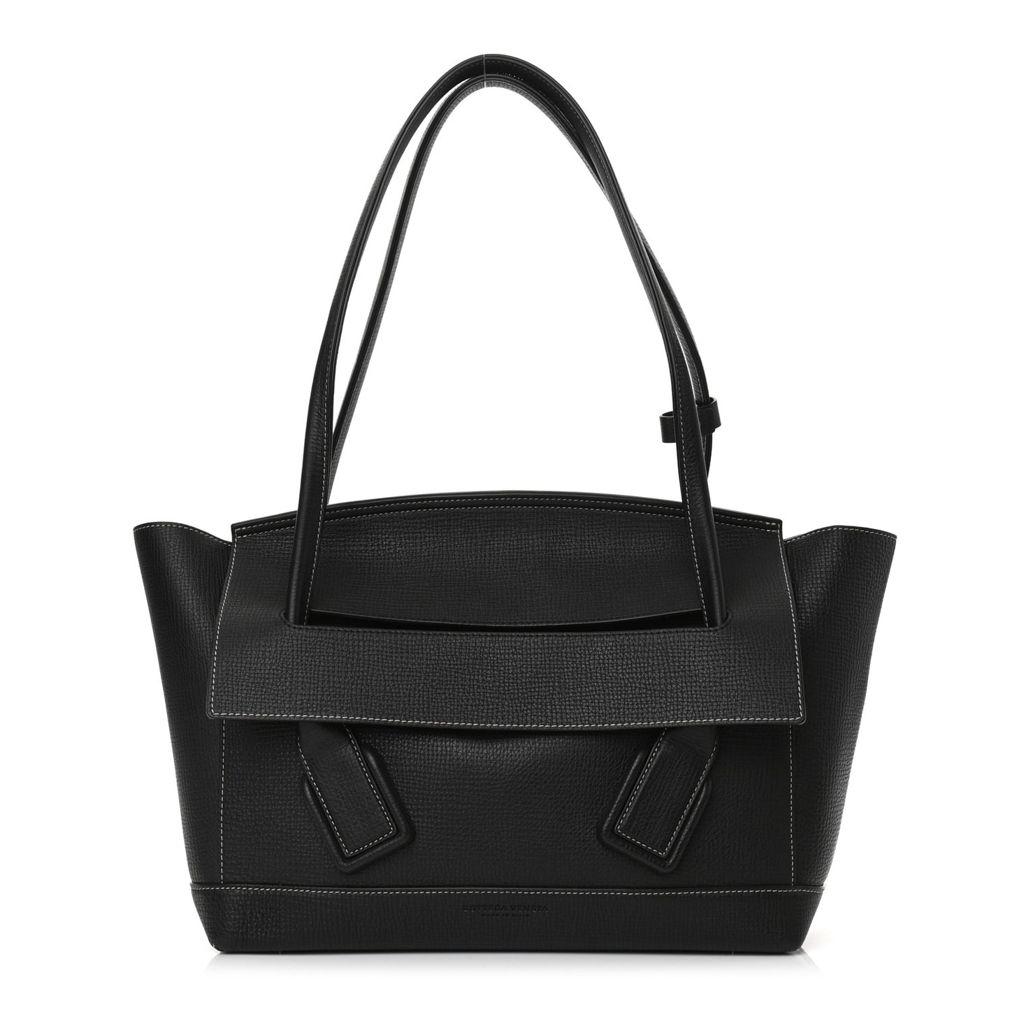Grainy Calfskin Small Arco Black