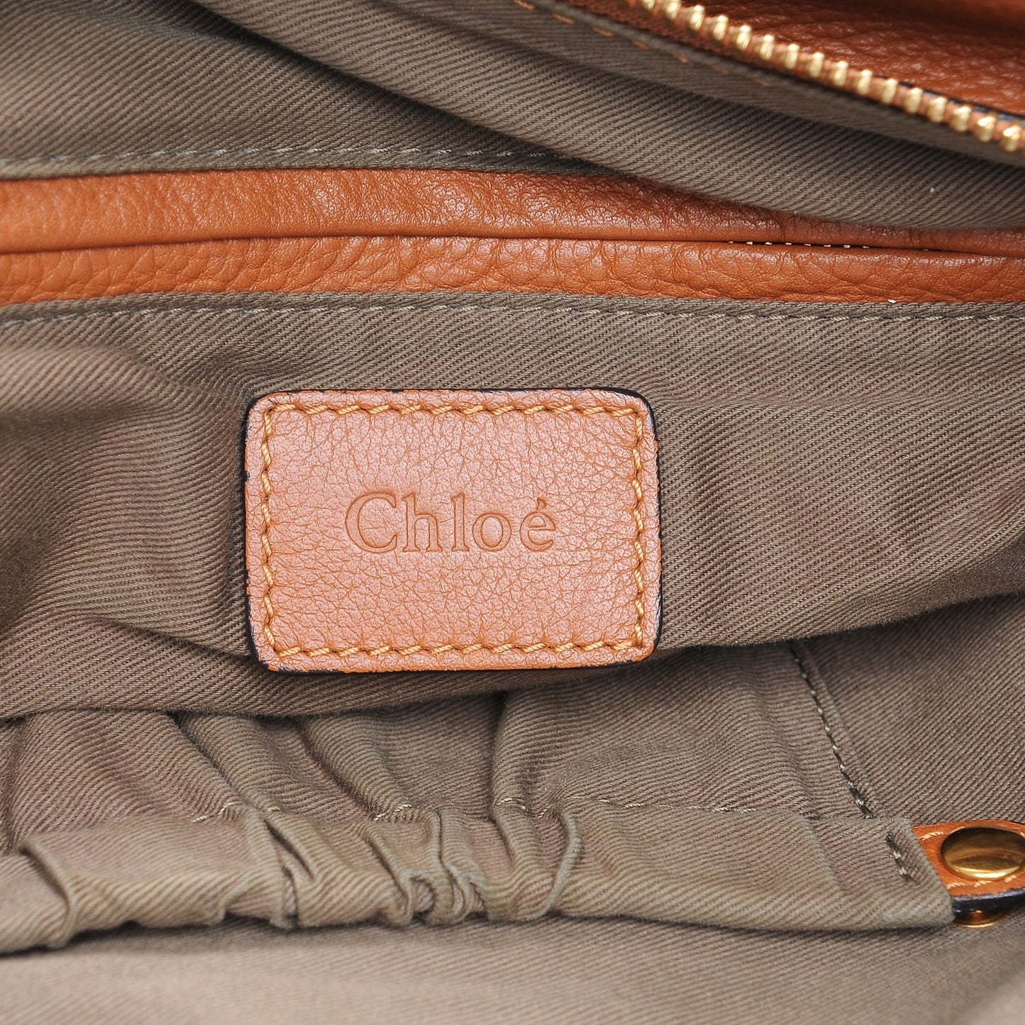 Calfskin Large Marcie Satchel Armagnac
