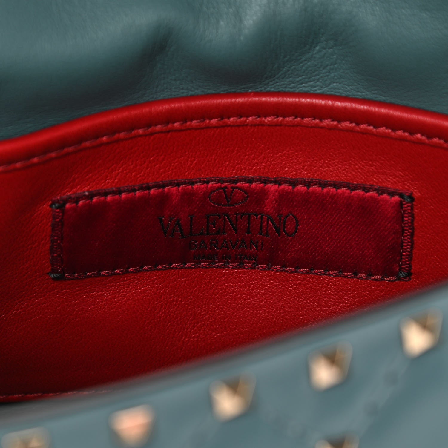 Valentino Garavani Nappa Small Rockstud Spike Shoulder Bag Amadeus 6 of 11