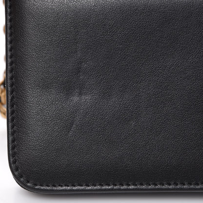 Chanel Caviar Quilted Boy Wallet On Chain WOC Black 9 of 12