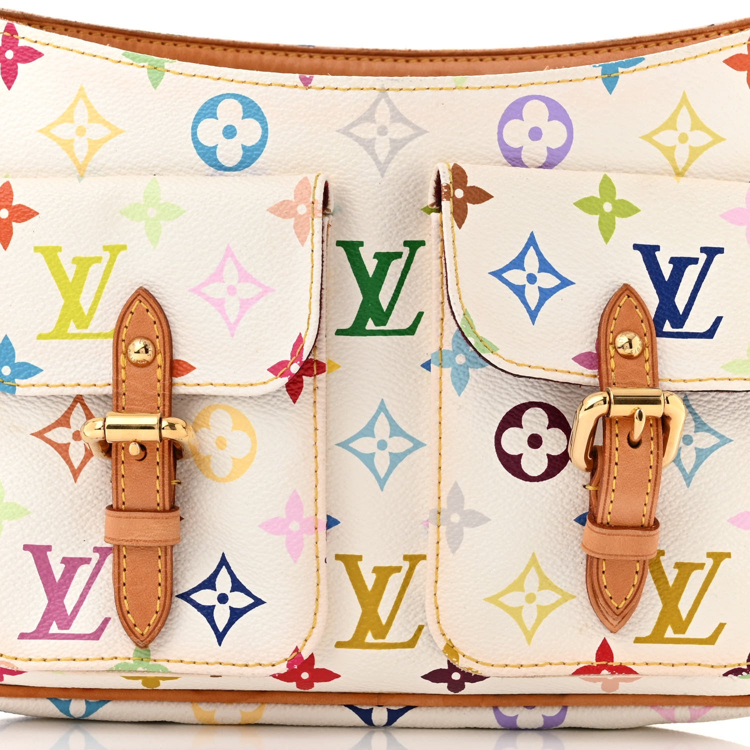 Louis Vuitton LOUIS VUITTON Monogram Multicolor Lodge PM White 7 of 9