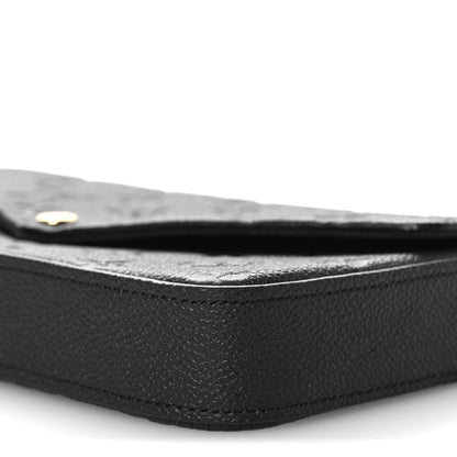 Louis Vuitton Empreinte Pochette Felicie Chain Wallet Navy 10 of 11