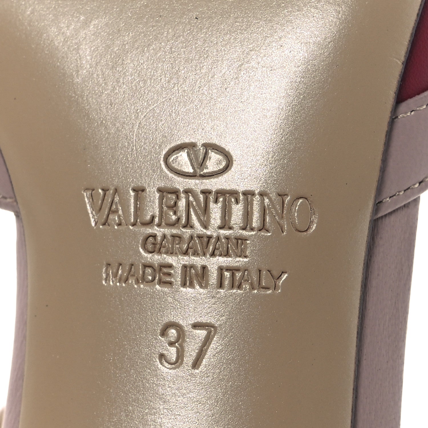 Valentino Garavani Nappa Rockstud Ankle Strap 65mm Pumps 37 Scarlet Poudre 8 of 11