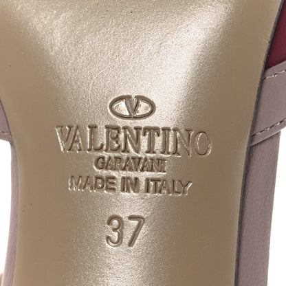 Valentino Garavani Nappa Rockstud Ankle Strap 65mm Pumps 37 Scarlet Poudre 8 of 11