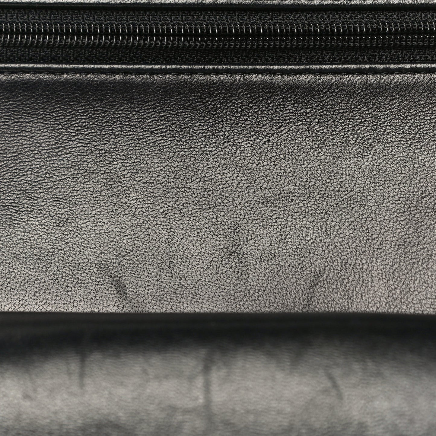 Lambskin Quilted Small Double Flap Black