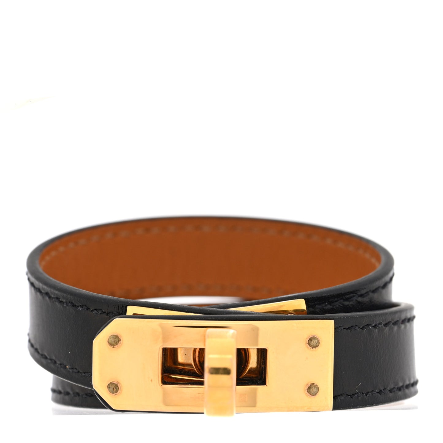 Box Kelly Double Tour Bracelet XS Black