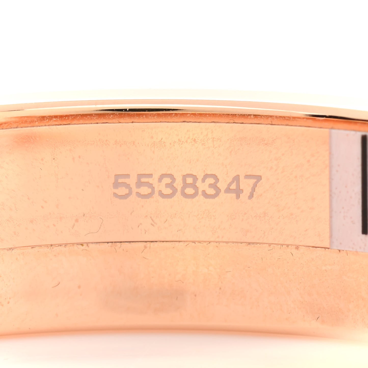 Enamel Narrow Print Guepards Clic Clac H Bracelet PM Sable