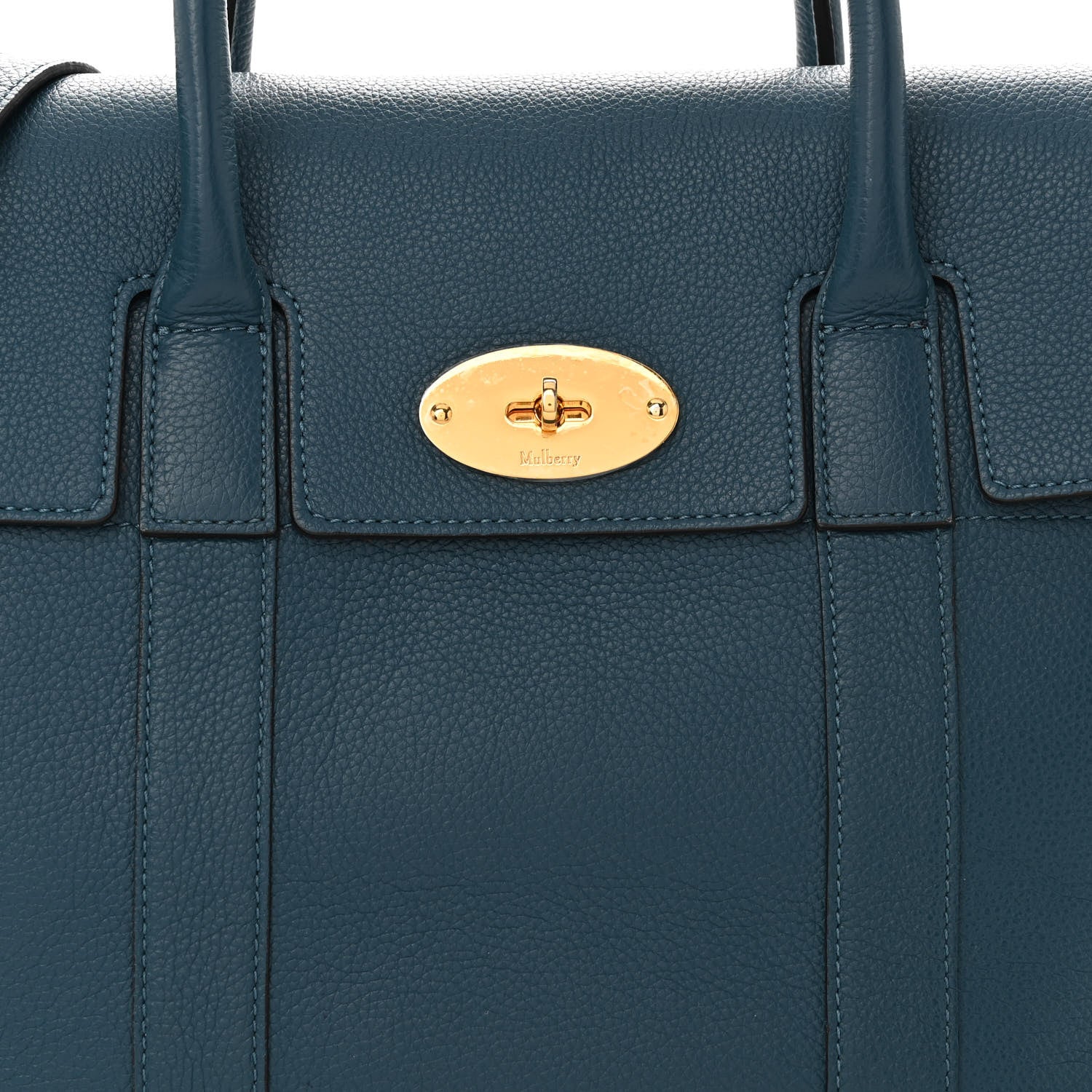 Mulberry Classic Grain Medium New Bayswater Blue 7 of 9