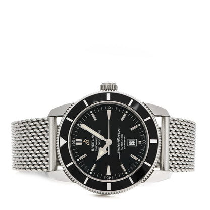 Breitling Stainless Steel 46mm Super Ocean Heritage II Automatic Watch Black A17320 2 of 6