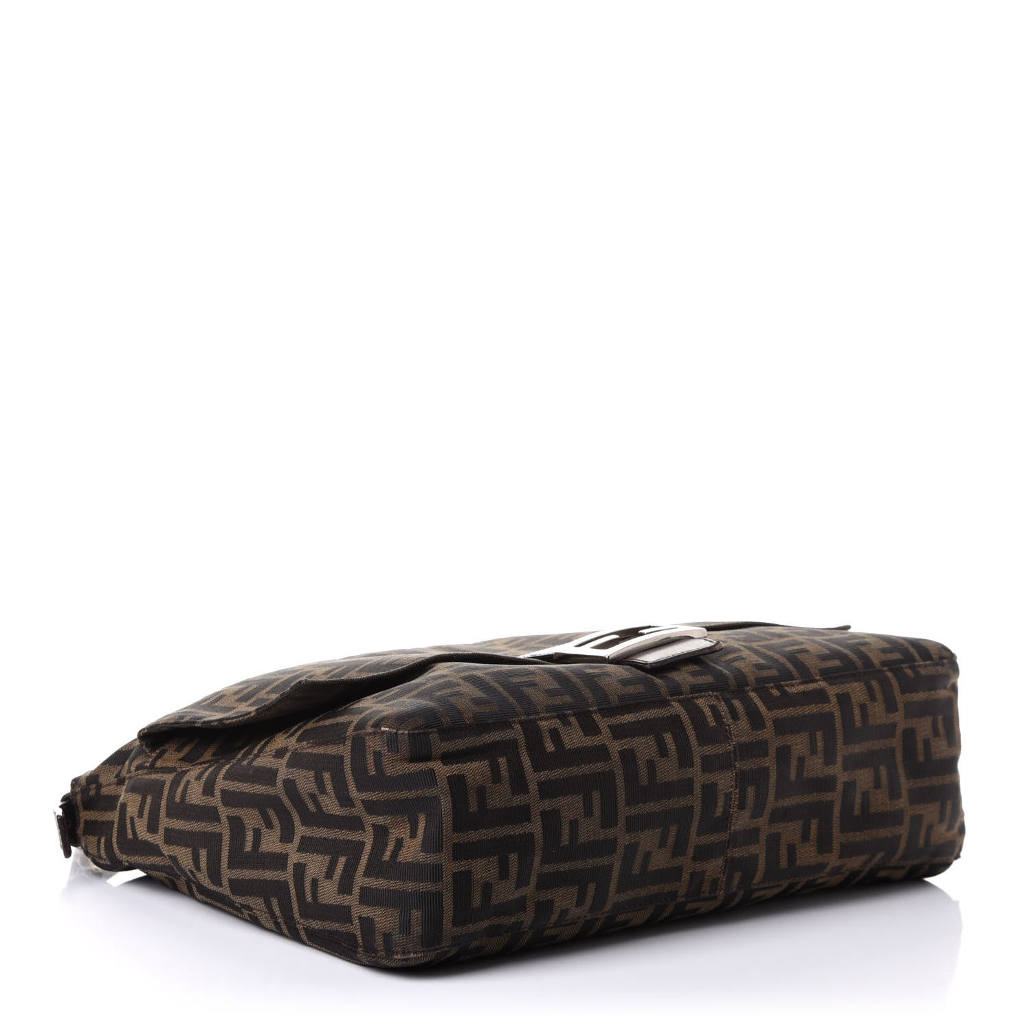 Fendi Zucca Zipped Baguette Tobacco 4 of 10